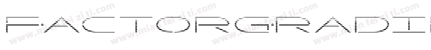 FactorGradientItalic-qzgx字体转换