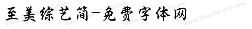至美综艺简字体转换