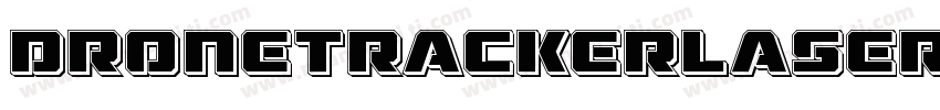DroneTrackerLaserItalic-v6G7字体转换