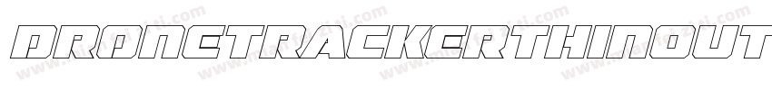 DroneTrackerThinOutline-gOeP字体转换