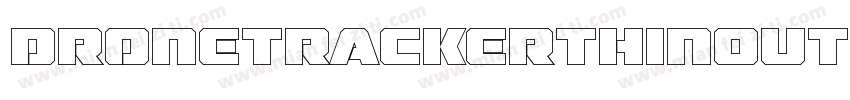 DroneTrackerThinOutline-gOeP字体转换