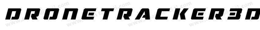 DroneTracker3DItalic-BxOG字体转换