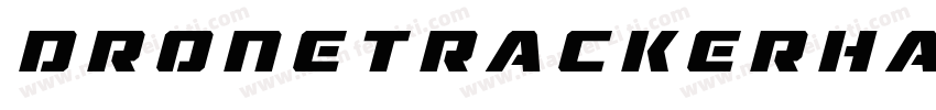 DroneTrackerHalftoneItalic-MnEw字体转换