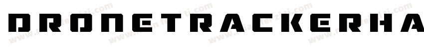 DroneTrackerHalftone-rjWp字体转换