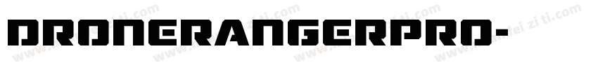 DroneRangerPro字体转换