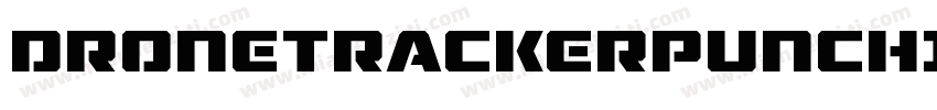 DroneTrackerPunchItalic-PBlx字体转换