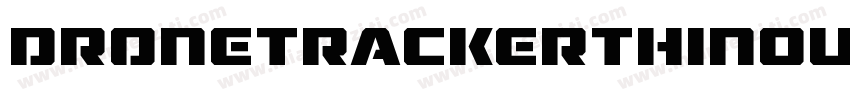 DroneTrackerThinOutline-gOeP字体转换