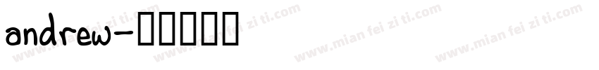andrew字体转换