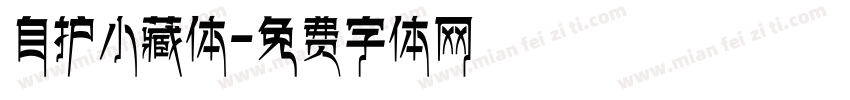 自护小藏体字体转换