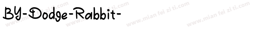 BY-Dodge-Rabbit字体转换