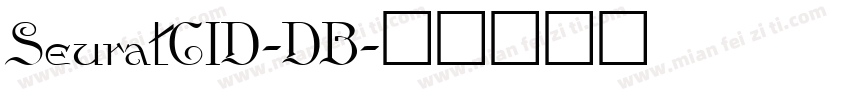 SeuratCID-DB字体转换