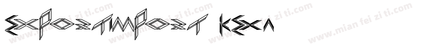 ExportImport-KEXA字体转换