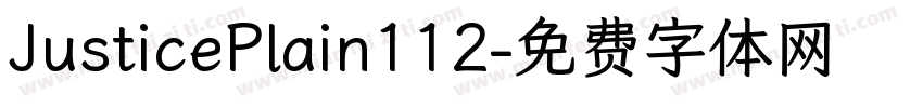JusticePlain112字体转换