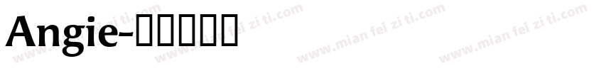 Angie字体转换