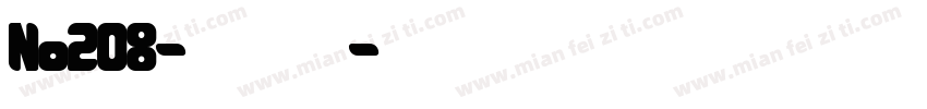 No208-上首古居体字体转换