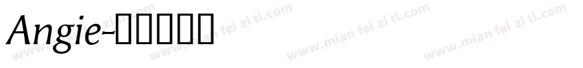 Angie字体转换