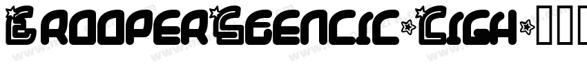 TrooperStencil-Ligh字体转换