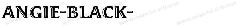 Angie-Black字体转换