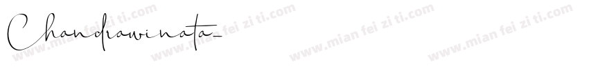Chandrawinata字体转换