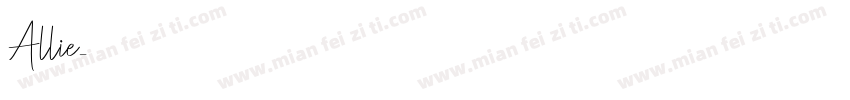 Allie字体转换