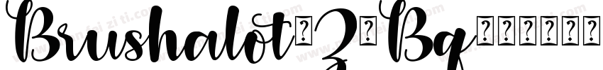 Brushalot-Z4Bq字体转换