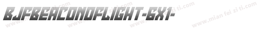 BjfBeaconOfLight-6X1字体转换