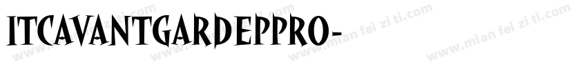 ITCAVANTGARDEPPRO字体转换