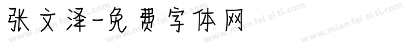 张文泽字体转换