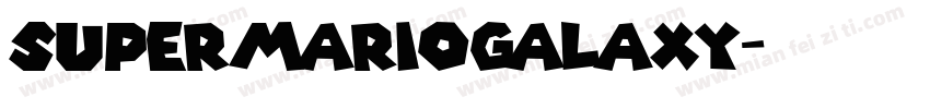 SuperMarioGalaxy字体转换