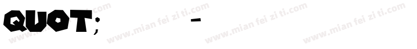 quot;汉仪超级战甲字体转换