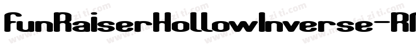 FunRaiserHollowInverse-RM8e字体转换