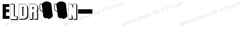 Eldroon字体转换