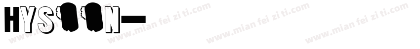 Hysoon字体转换