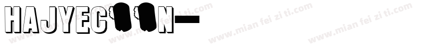 hajyecoon字体转换