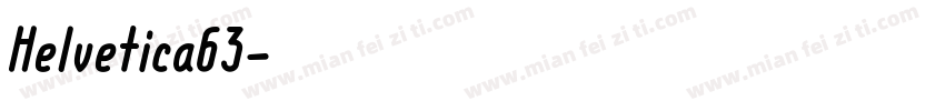 Helvetica63字体转换