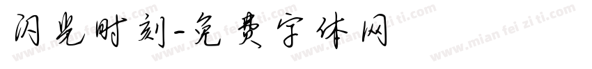 闪光时刻字体转换