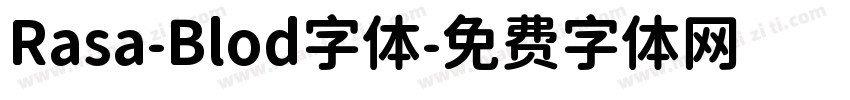 Rasa-Blod字体字体转换