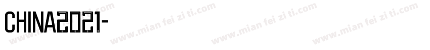 China2021字体转换