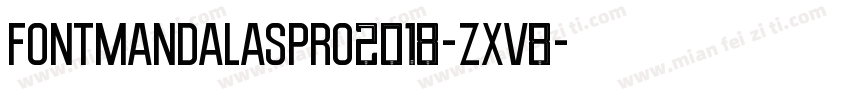 FontMandalasPro2018-ZxV8字体转换
