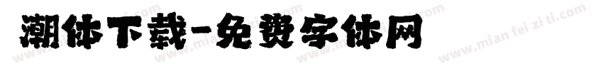 沄潮体下载字体转换