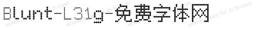 Blunt-L31g字体转换