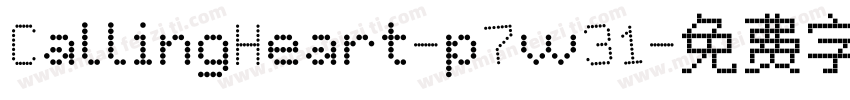 CallingHeart-p7w31字体转换