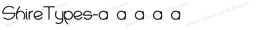 ShireTypes字体转换