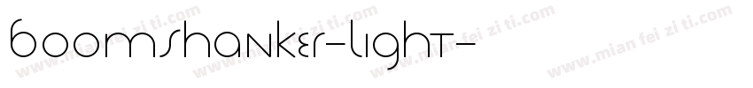Boomshanker-Light字体转换