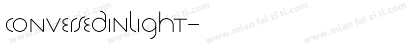 ConverseDINLight字体转换