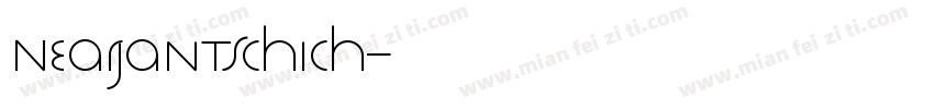 NearJanTschich字体转换