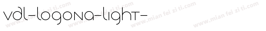 VDL-Logona-Light字体转换