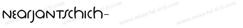 NearJanTschich字体转换