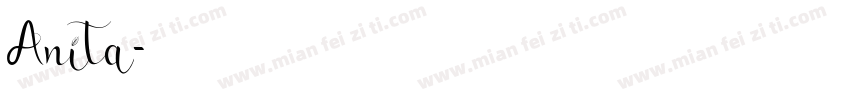 Anita字体转换