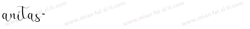 anitas字体转换